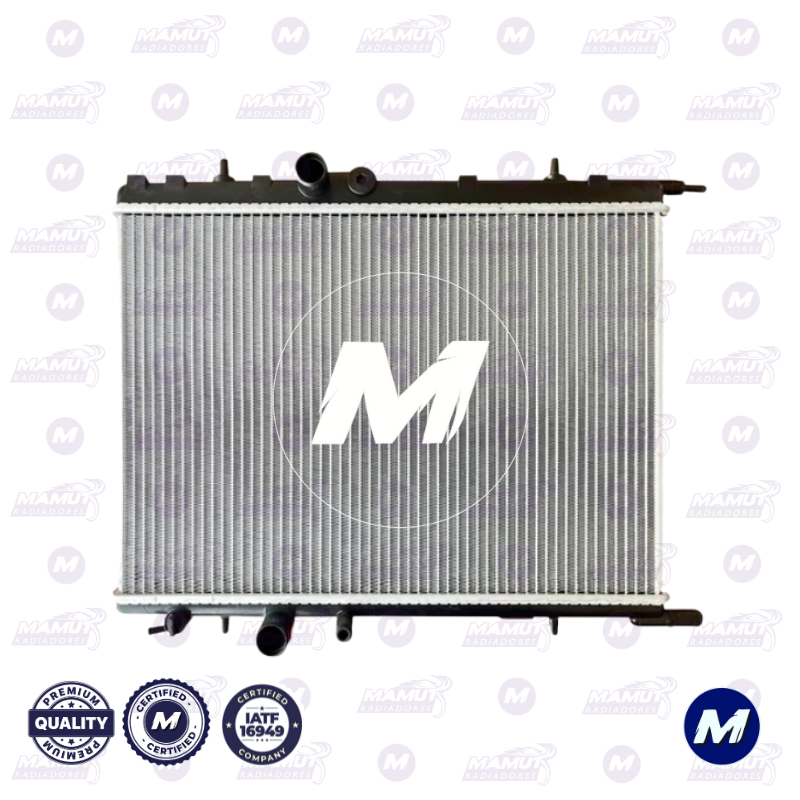 Radiador 206 207 1.4 1.6 Automático