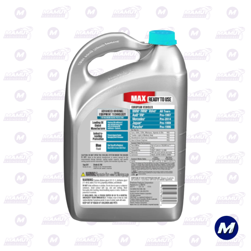 Anticongelante Refrigerante Azul Claro 50/50 Max - Imagen 2