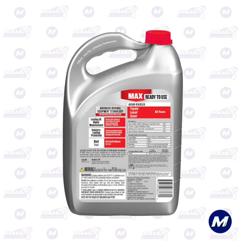 Refrigerante Prestone Rojo - Imagen 2