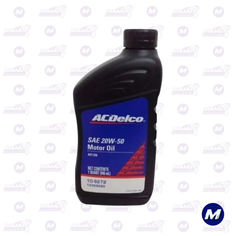 Aceite 20w50 Mineral