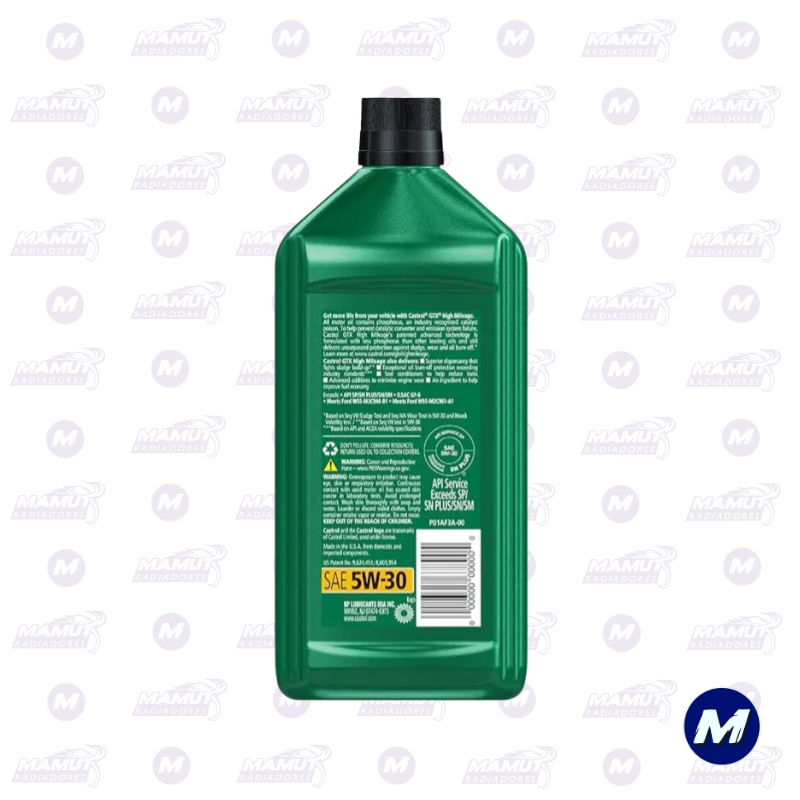 Aceite 5w-30 High Mileage Semisintético - Imagen 2