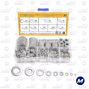 Arandelas 580 piezas de acero inoxidable Sutemribor