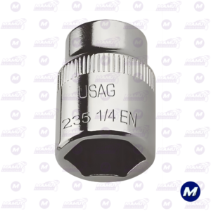 Dado 1/4 X 7/32 pulgada corto hexagonal Usag