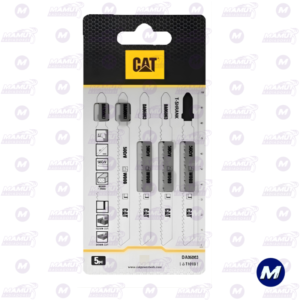 Hoja sierra caladora madera 75mm 10tpi corte preciso Cat 5 piezas