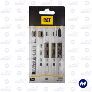 Hoja sierra caladora madera 75mm 6tpi corte rápido Cat 5 piezas