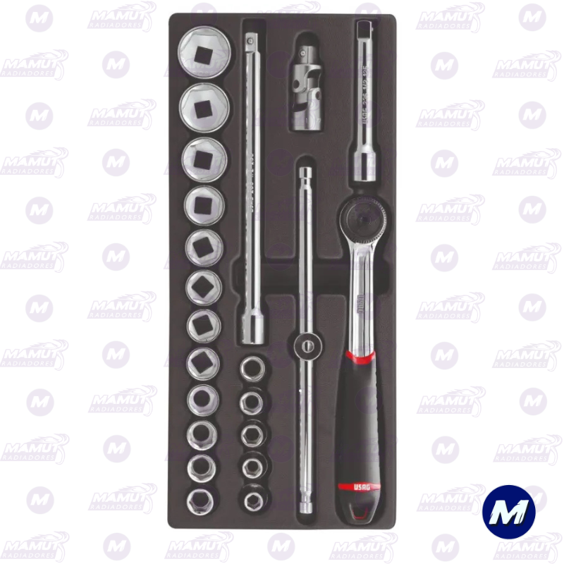 Bandeja Plástica Juego Dados 1/2 10 A 32 Mm Usag
