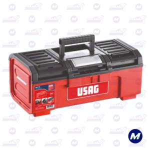 Caja Plástica con Bandeja 16 Pulgadas 394 x 220 x 162 Mm Usag