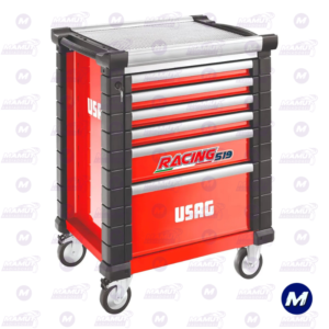 Carro Racing 6 Gavetas Rojo 814 X 575 X 1005 Mm Usag