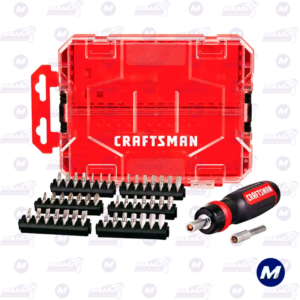 Caja de Puntas 44 Piezas con Destornillador Craftsman