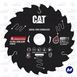 Disco Sierra Circular Madera 7-1/4puLG 40t 18v Cat