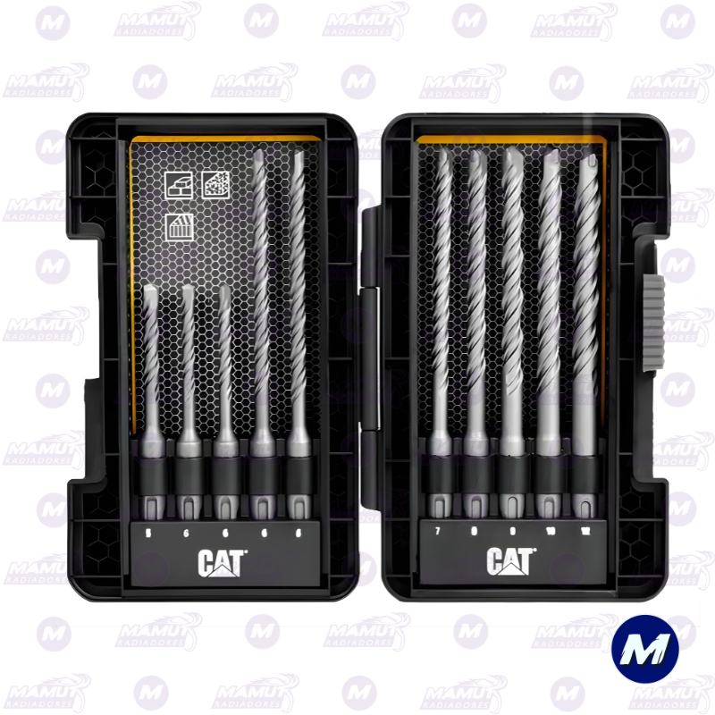 Juego 10 Brocas Sds Mamposteria Cat