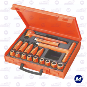 Juego de Dados 1/2 8 A 17 Puntas Macho 8 A 19 Mm 1000v Usag