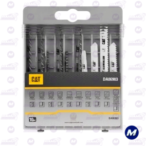 Juego de 10 Hojas Sierra Caladora Mixto Madera - Metal Cat