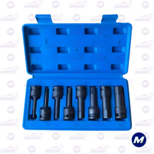 Juegos de Dados de Impacto Torx 1/2 8 Piezas