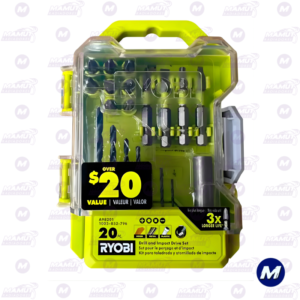 Juego de Mechas y Puntas 20 Piezas Ryobi