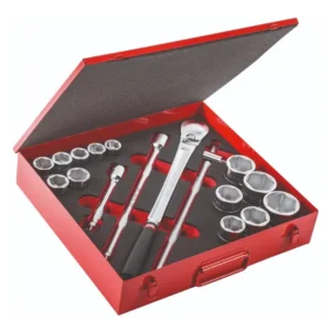 Juego dados 3/4 hexagonal 22 A 50 Mm 17 piezas Usag