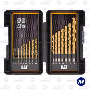 Juego de Broca Metal Titanio 1 Mm- 10 Mm 16 Piezas Cat