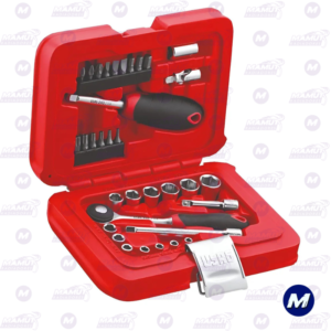 Juego de Dados 1/4 4 A 14 Mm 34 Piezas Usag