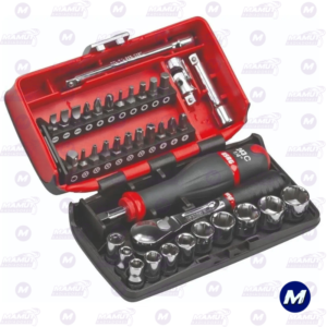 Juego de Dados 1/4 Hexagonal 5,5 A 14mm con Puntas 38 Piezas Usag