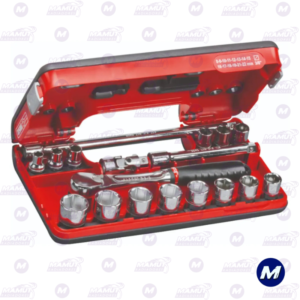 Juego de Dados 3/8 Estriado 6 A 22 Mm 18 Piezas Usag