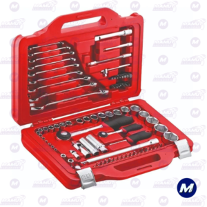 Juego de Dados con Llaves Combinadas 1/4 - 1/2 Mm 82 Piezas Usag