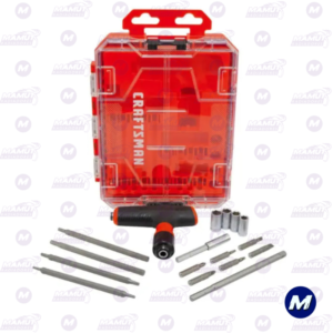 Juego de Llaves Trinquete Mango En T 20 Piezas Craftsman