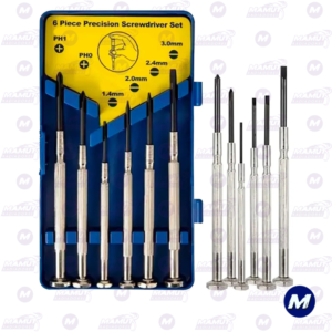 Juego de Mini Destornilladores de Precisión 6 Piezas