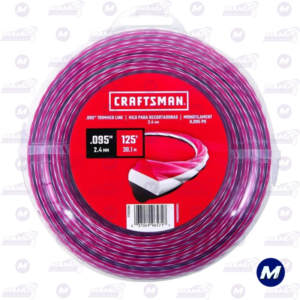 Nylon Para Desmalezadora 095 Pulgadas X 125 Pies Craftsman