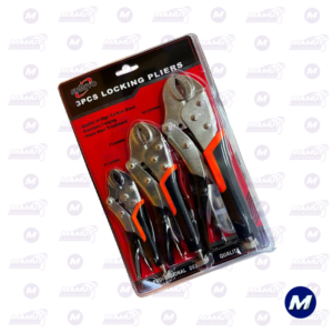 Set de Alicates de Presión 3 Piezas 5 7 10 Pulgadas
