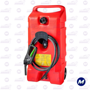 Tanque Bidón Portátil 53 Litros Gasolina con Ruedas y Pico