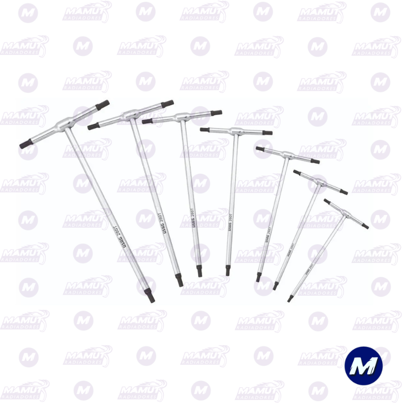 Juego Llave T Torx T6 A T25 8 Piezas Usag