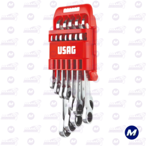 Juego Llaves Combinadas Tipo Rachet 8 A 19 Mm 12 Piezas Usag