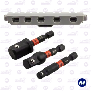 Juego de Adaptadores de Impacto 3 Piezas Apex 1/4 3/8 1/2pul