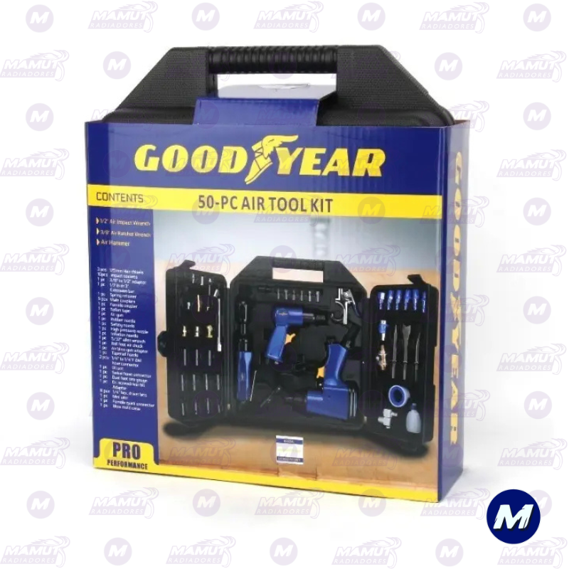 Kit Pistola de Impacto de Aire 50 Piezas Goodyear - Imagen 4