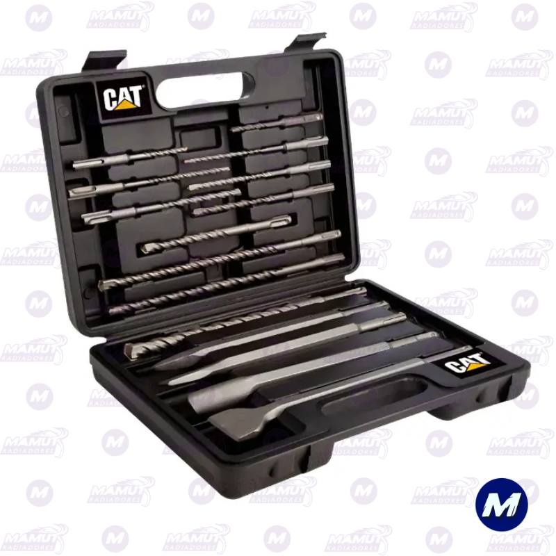 Kit de Brocas y Cinceles Sds 17 Piezas Cat
