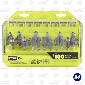 Kit de Puntas para Fresadora Ryobi