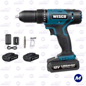 Taladro Percutor Inalámbrico 1/2'' 18v Wesco